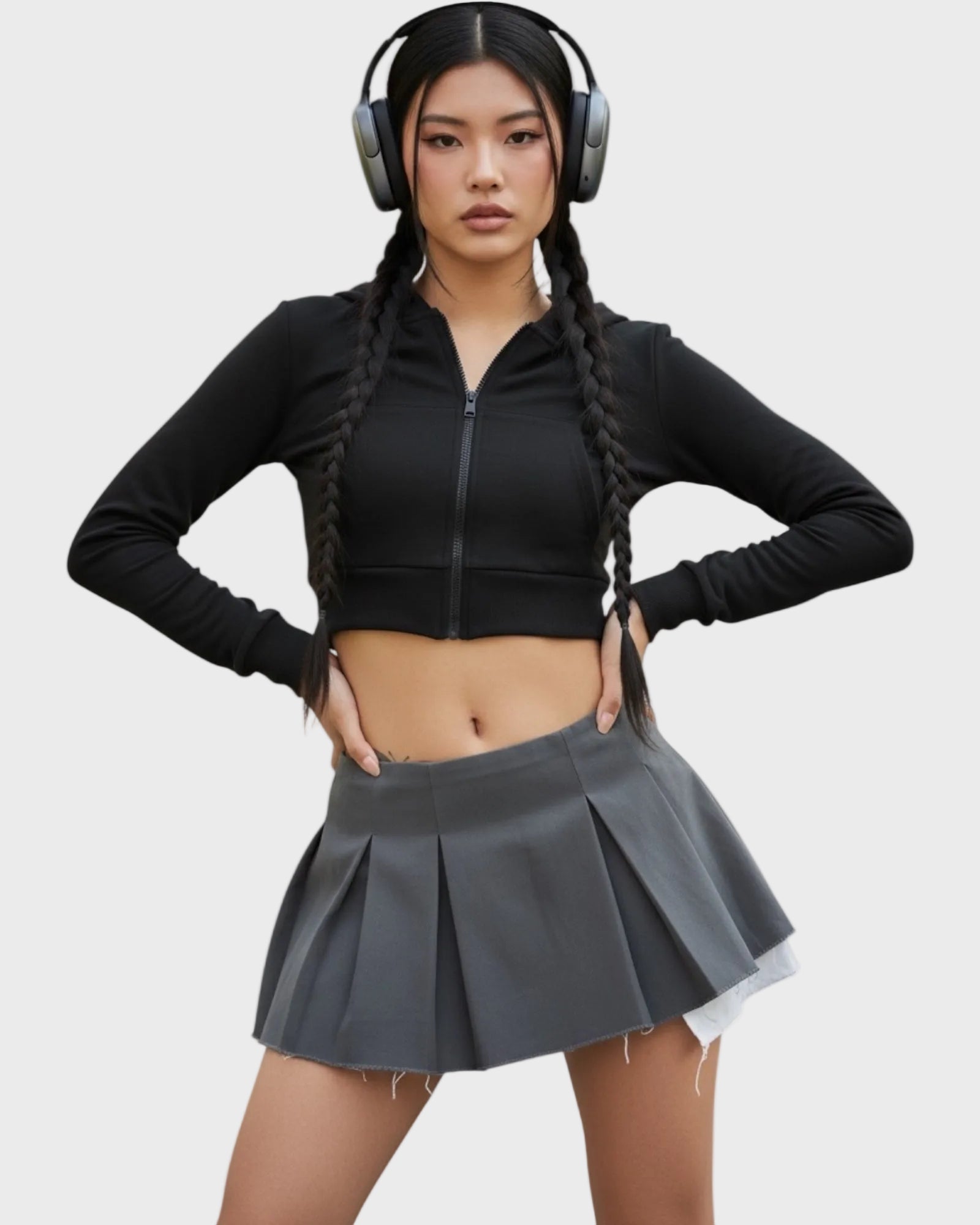 Crop Top Manches Longues